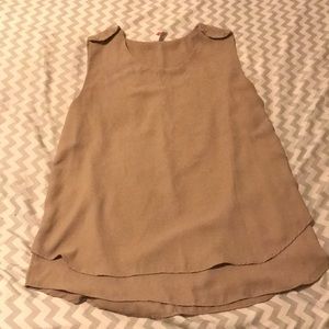 Chiffon tank